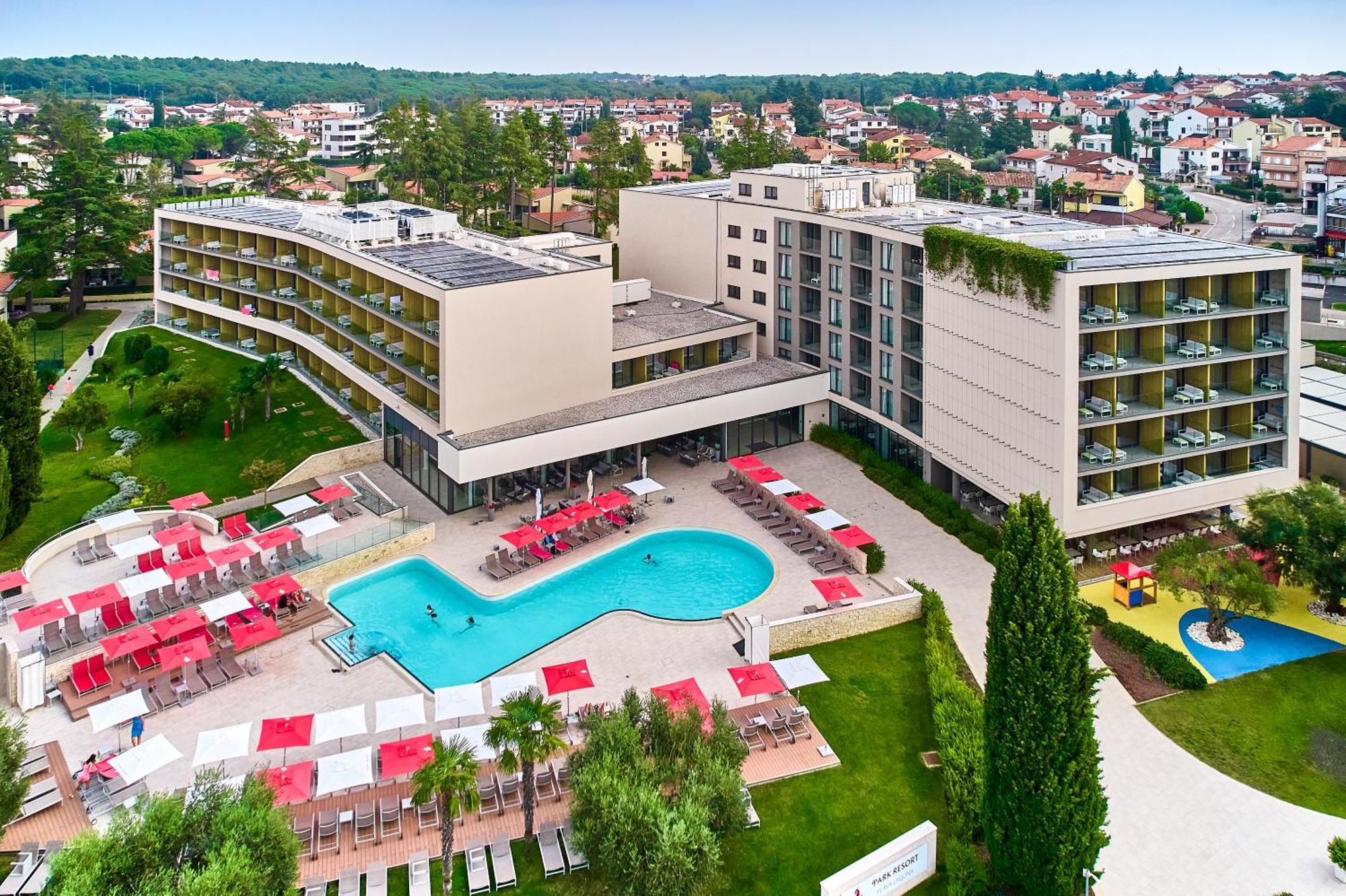 Hotel Park Plava Laguna Porec Bagian luar foto