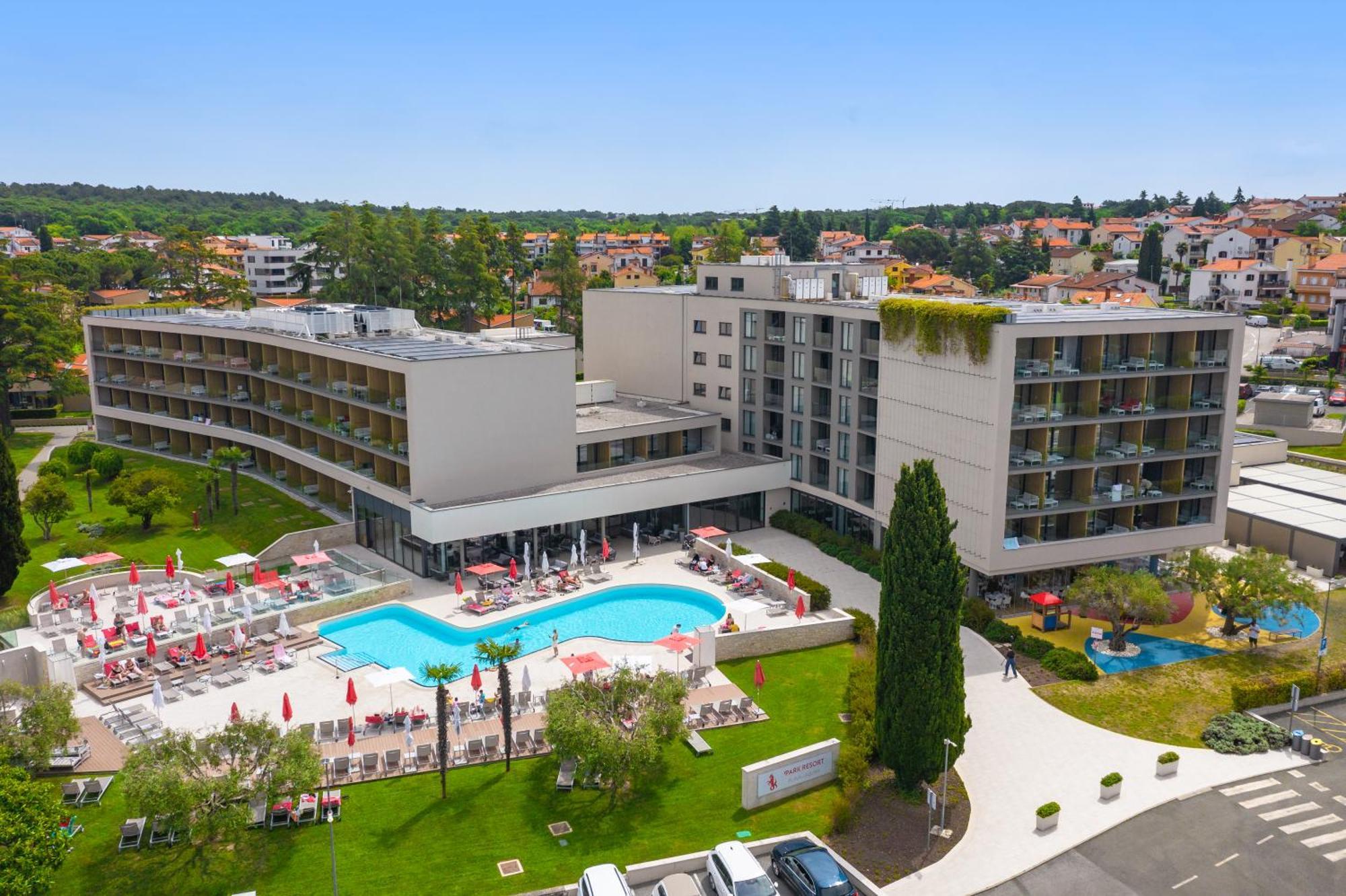 Hotel Park Plava Laguna Porec Bagian luar foto